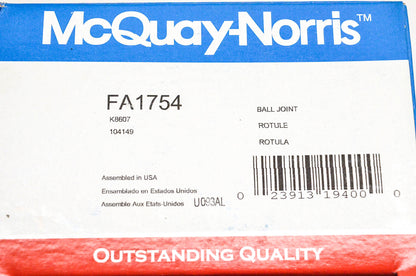McQuay-Norris FA1754, K8607, 104149 Ball Joint Kit NOS