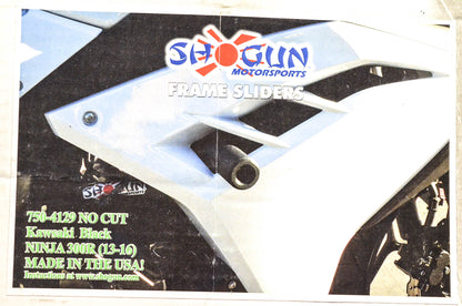 Shogun Motosports 750-4129 No Cut Frame Slider Kit NOS
