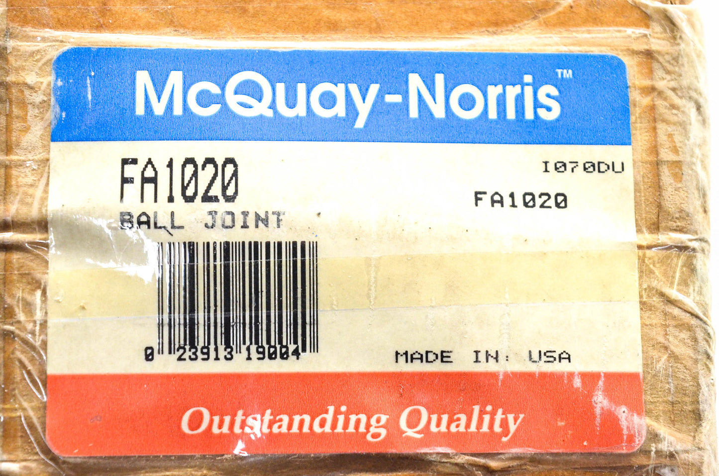 McQuay-Norris FA1020 Ball Joint Kit NOS