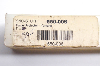 Sno Stuff 550-006 White Tunnel Protector Wear Strip 1"x51.5" NOS