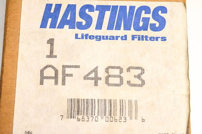 Hastings AF483 Air Filter NOS