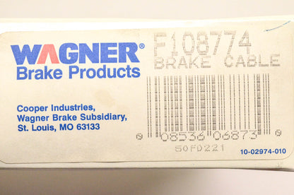 Wagner F108774 Rear Left Brake Cable NOS