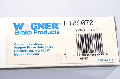 Wagner F109070 Front Brake Cable NOS