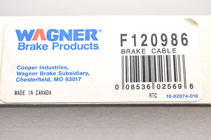 Wagner F120986 Brake Cable NOS