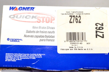 Wagner Z762, 1 Quick Stop Brake Shoe Kit NOS