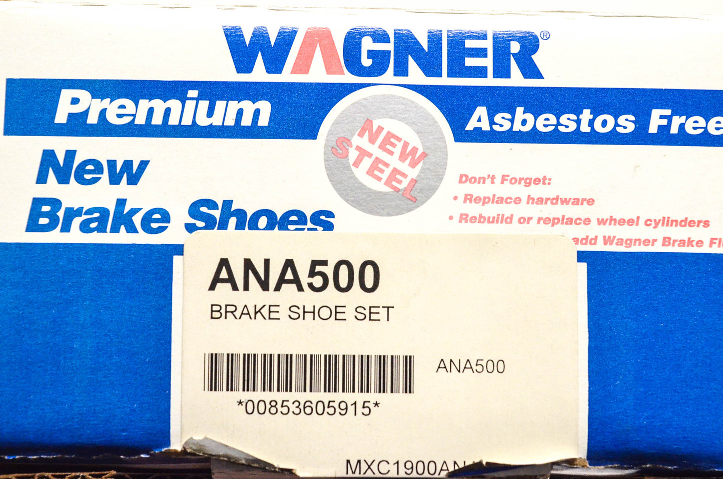 Wagner ANA500 Brake Shoe Kit NOS