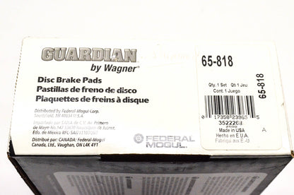Wagner 65-818 Guardian Disc Brake Kit NOS
