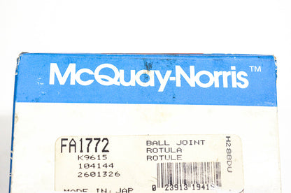 McQuay-Norris FA1772, K9615, 104144 Ball Joint Kit NOS