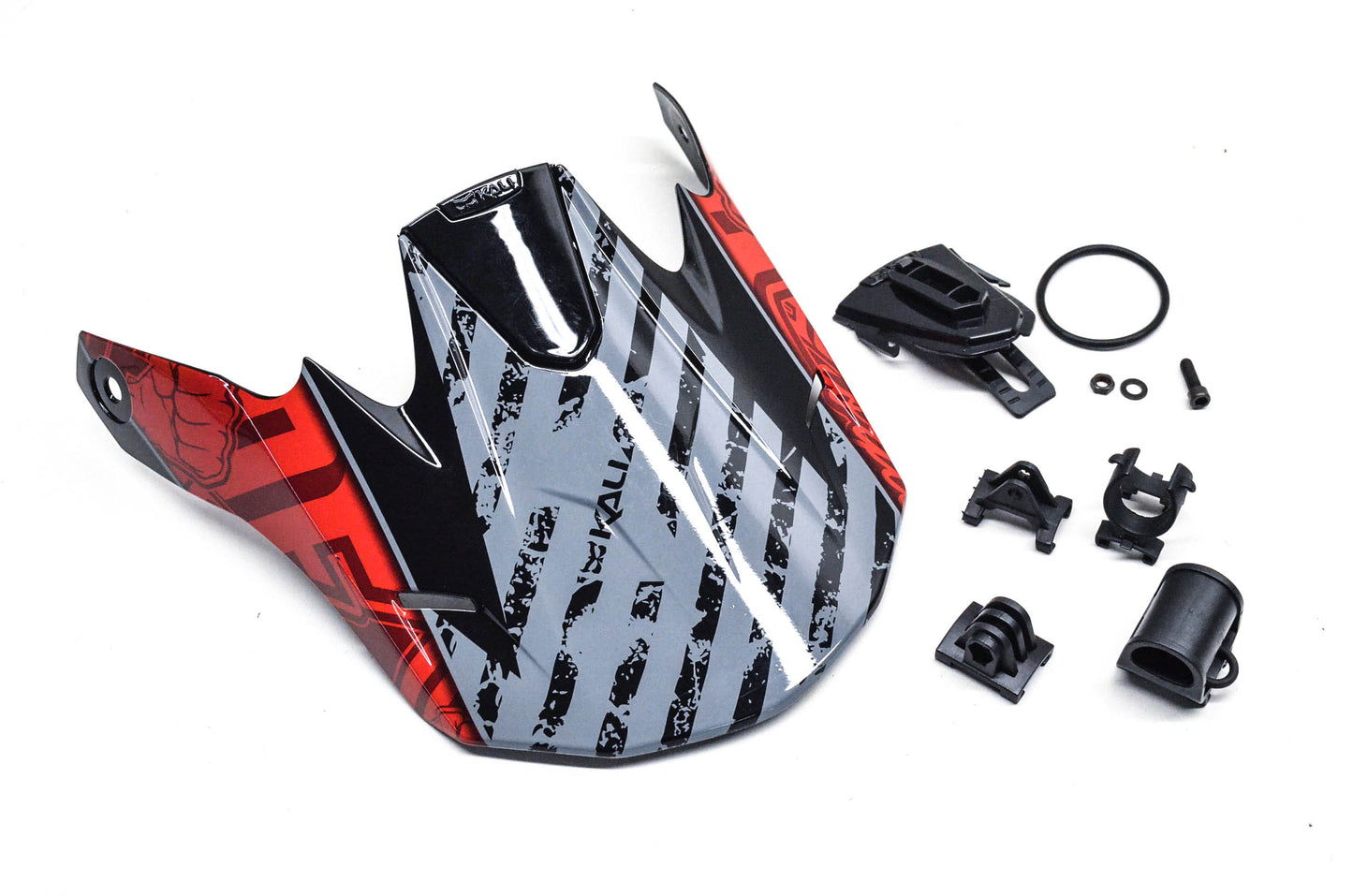 Kali Protectives 32990222 Dominator L-XXL Red Visor Kit NOS