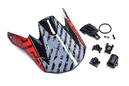 Kali Protectives 32990222 Dominator L-XXL Red Visor Kit NOS