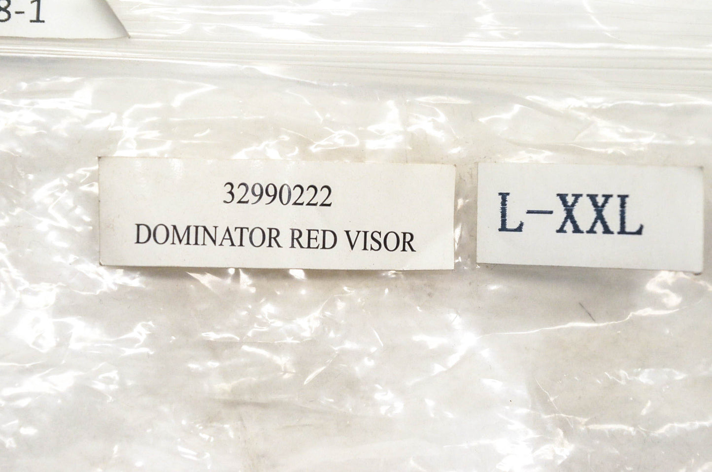 Kali Protectives 32990222 Dominator L-XXL Red Visor Kit NOS