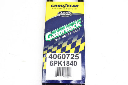Goodyear 4060725, 6PK1840 Poly-V Belt NOS