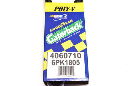 Goodyear 4060710, 6PK1805 Poly-V Belt Serpentine Gatorback NOS