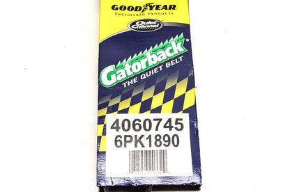 Goodyear 4060745, 6PK1890 Poly-V Belt Serpentine Gatorback NOS