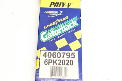 Goodyear 4060795, 6PK2020 Poly-V Belt Serpentine Gatorback NOS