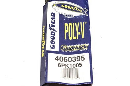 Goodyear 4060395, 6PK1005 Poly-V Belt Serpentine Gatorback NOS