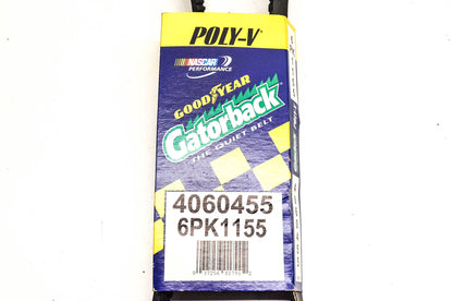 Goodyear 4060455, 6PK1155 Poly-V Belt Serpentine Gatorback NOS