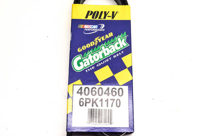 Goodyear 4060460, 6PK1170 Poly-V Belt Serpentine Gatorback NOS