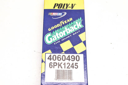 Goodyear 4060490, 6PK1245 Poly-V Belt Serpentine Gatorback NOS