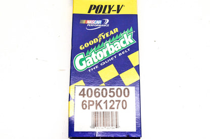 Goodyear 4060500, 6PK1270 Poly-V Belt Serpentine Gatorback NOS