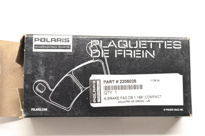New OEM Polaris 2206025 Brake Pad Kit NOS