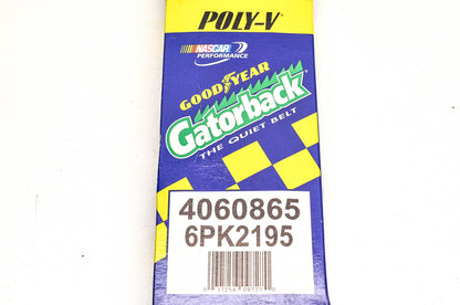 Goodyear 4060865, 6PK2195 Poly-V Belt Serpentine Gatorback NOS
