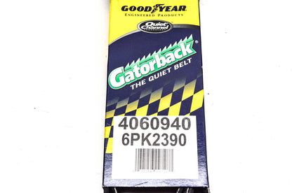 Goodyear 4060940, 6PK2390 Poly-V Belt Serpentine Gatorback NOS