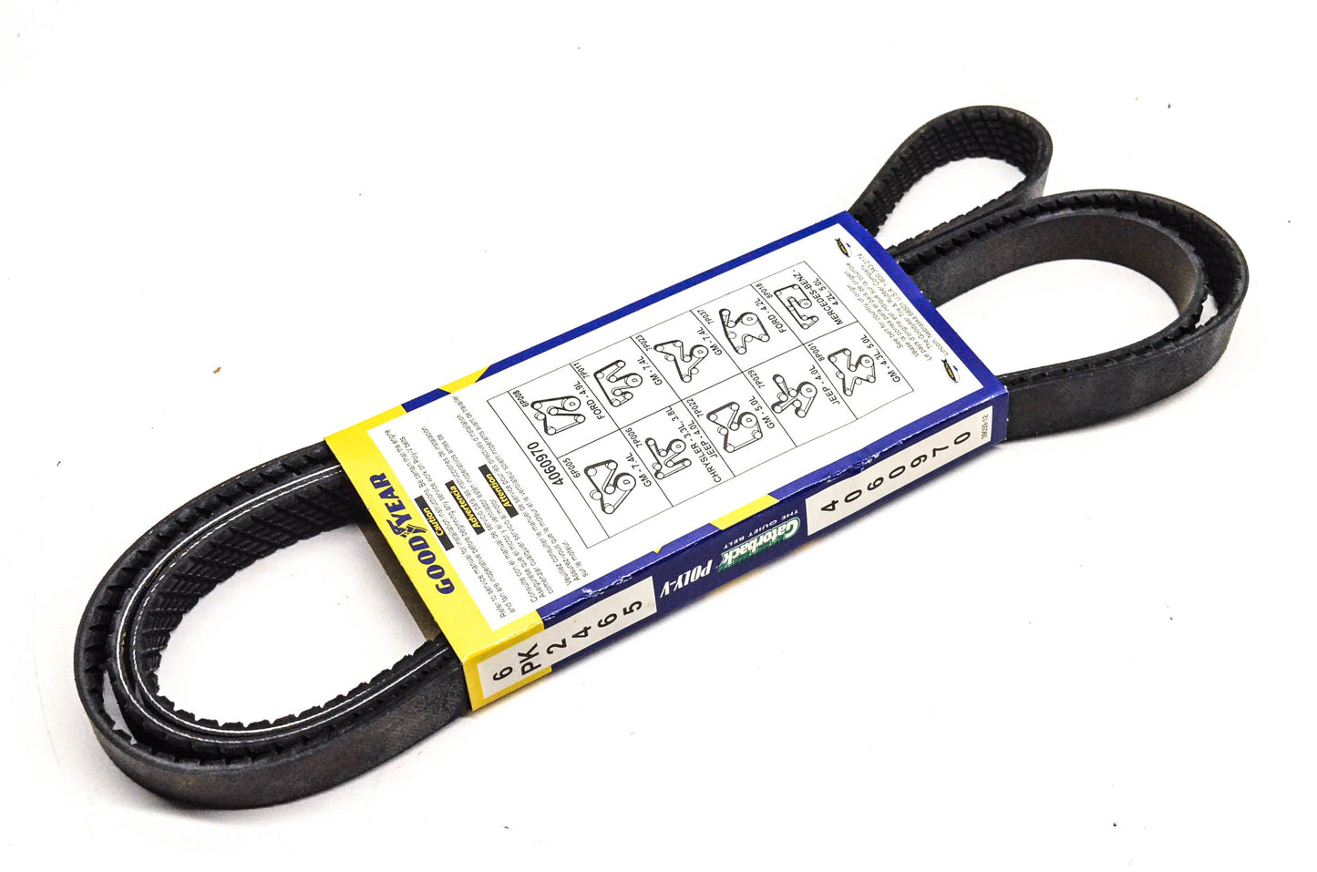 Goodyear 4060970, 6PK2465 Poly-V Belt Serpentine Gatorback NOS