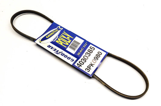 Goodyear 4030385, 3PK0980 Poly-V Belt Serpentine Gatorback NOS