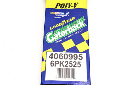 Goodyear 4060995, 6PK2525 Poly-V Belt Serpentine Gatorback NOS
