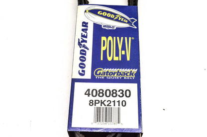 Goodyear 4080830, 8PK2110 Poly-V Belt Serpentine Gatorback NOS