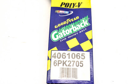 Goodyear 4061065, 6PK2705 Poly-V Belt Serpentine Gatorback NOS