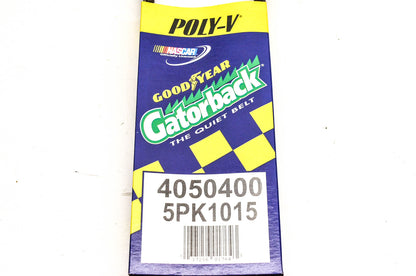 Goodyear 4050400, 5PK1015 Poly-V Belt Serpentine Gatorback NOS