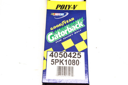 Goodyear 4050425, 5PK1080 Poly-V Belt Serpentine Gatorback NOS