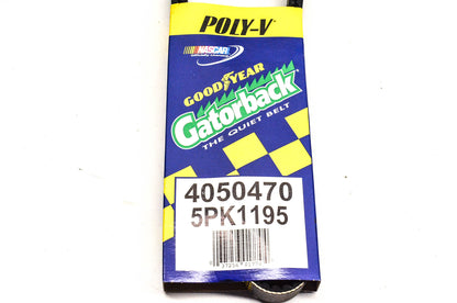 Goodyear 4050470, 5PK1195 Poly-V Belt Serpentine Gatorback NOS