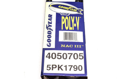 Goodyear 4050705, 5PK1790 Poly-V Belt Serpentine Gatorback NOS
