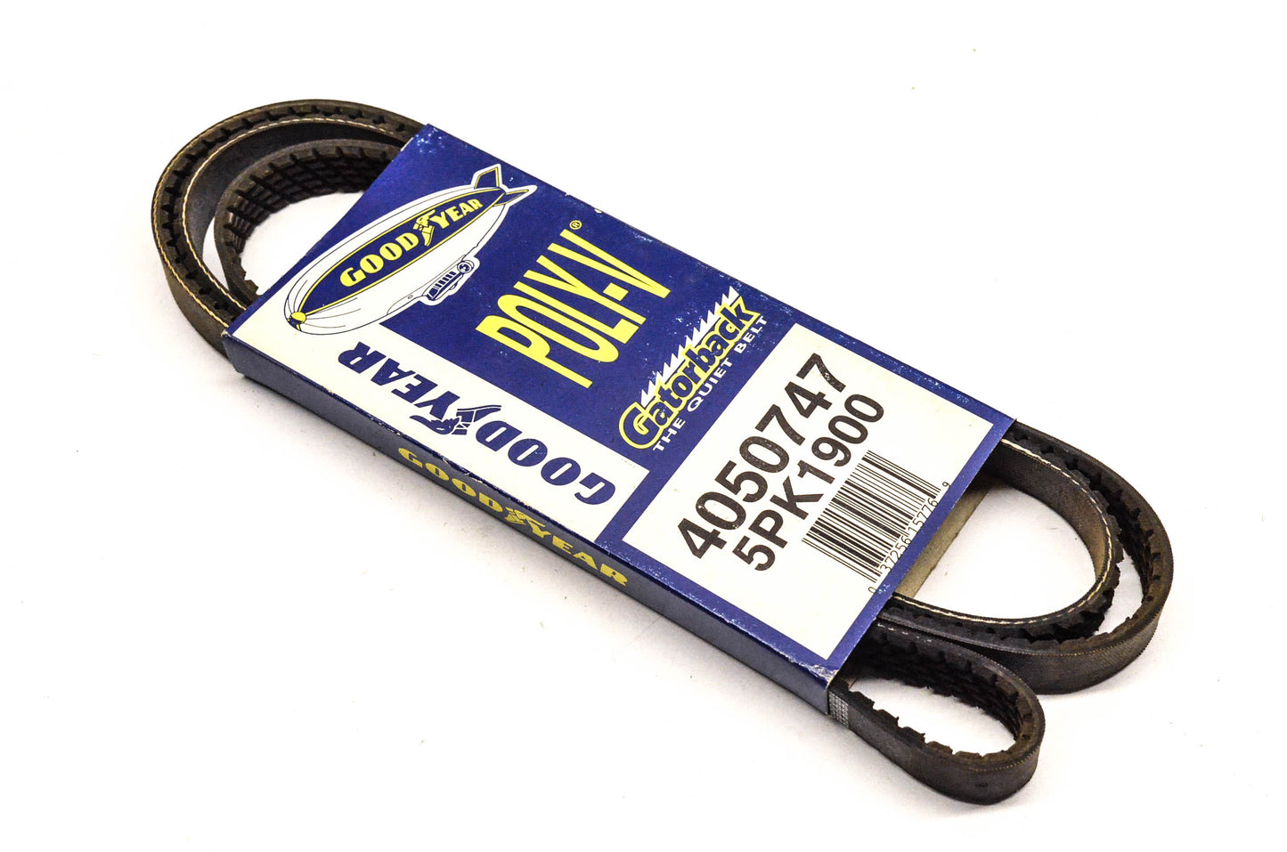 Goodyear 4050747, 5PK1900 Poly-V Belt Serpentine Gatorback NOS