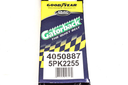 Goodyear 4050887, 5PK2255 Poly-V Belt Serpentine Gatorback NOS