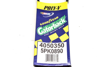 Goodyear 4050350, 5PK0890 Poly-V Belt Serpentine Gatorback NOS