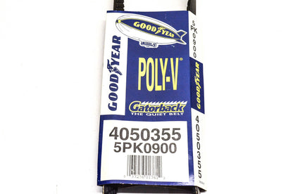 Goodyear 4050355, 5PK0900 Poly-V Belt Serpentine Gatorback NOS