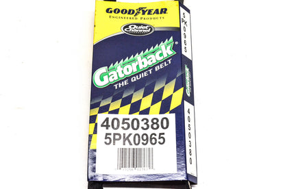 Goodyear 4050380, 5PK0965 Poly-V Belt Serpentine Gatorback NOS