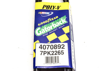 Goodyear 4070892, 7PK2265 Poly-V Belt Serpentine Gatorback NOS