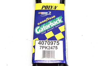 Goodyear 4070975, 7PK2475 Poly-V Belt Serpentine Gatorback NOS