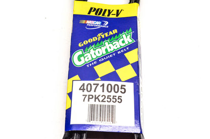 Goodyear 4071005, 7PK2555 Poly-V Belt Serpentine Gatorback NOS