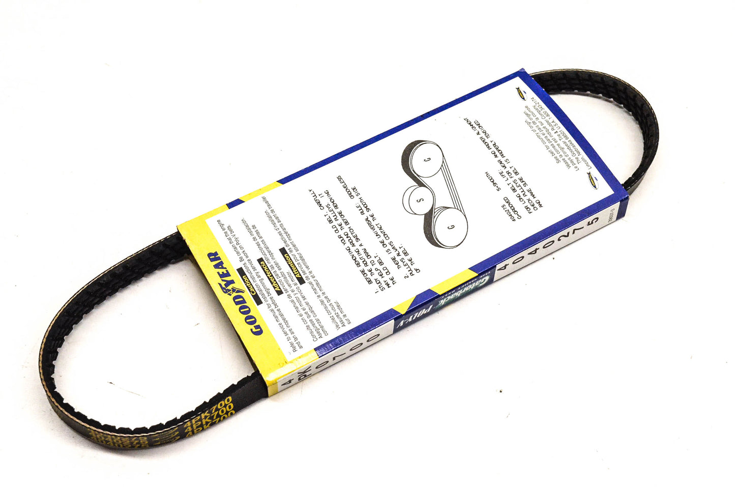 Goodyear 4040275, 4PK0700 Poly-V Belt Serpentine Gatorback NOS