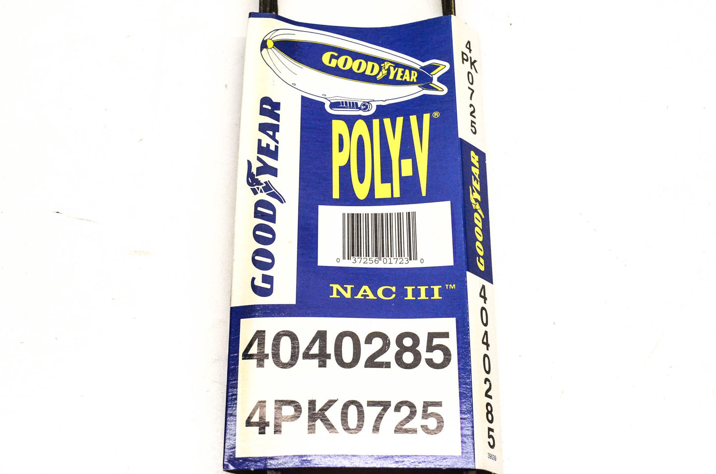 Goodyear 4040285, 4PK0725 Poly-V Belt Serpentine Gatorback NOS