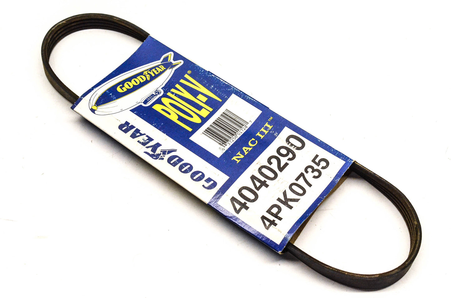 Goodyear 4040290, 4PK0735 Poly-V Belt Serpentine Gatorback NOS