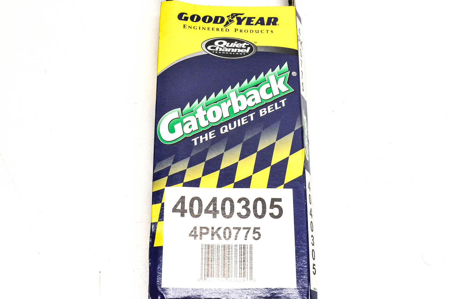 Goodyear 4040305, 4PK0775 Poly-V Belt Serpentine Gatorback NOS