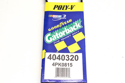 Goodyear 4040320, 4PK0815 Poly-V Belt Serpentine Gatorback NOS