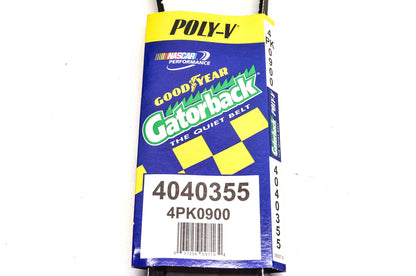 Goodyear 4040355, 4PK0900 Poly-V Belt Serpentine Gatorback NOS